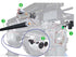 HP Q1273-60242 Drive Roller Gears and Drive Roller Brake Kit for HP Designjet L26500 www.wideimagesolutions.com Parts and Inks 39.99
