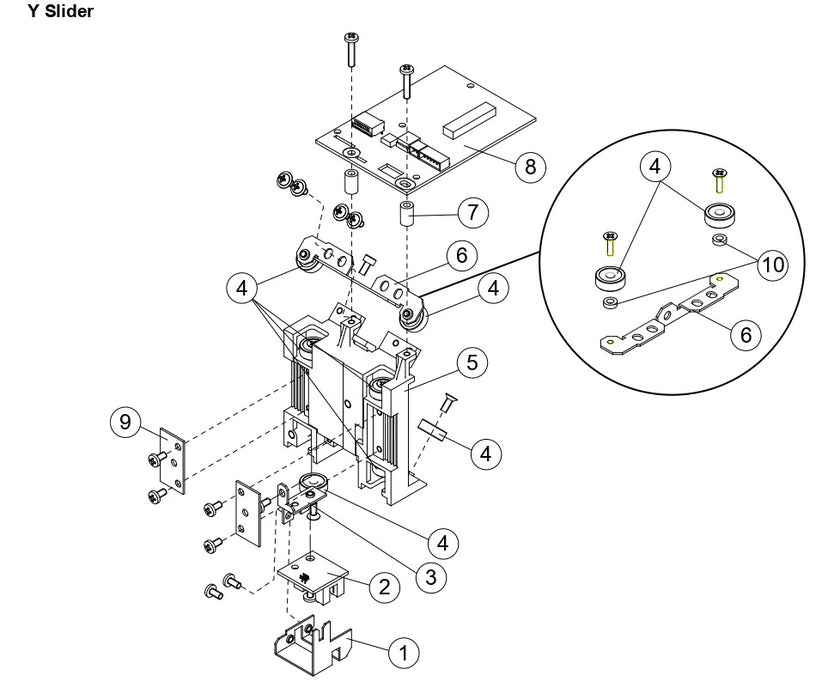Pinch Roller Sensor Board Graphtec FC8000/FC8600 (792800703)