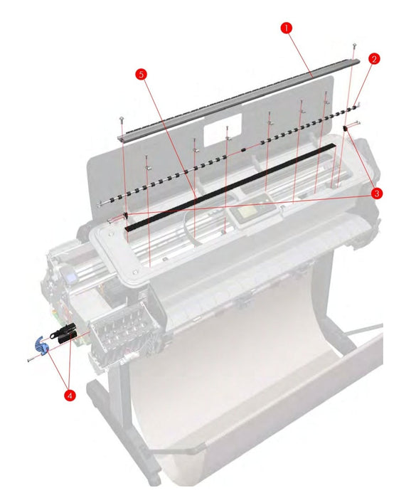 Full Bleed Foam Kit for the HP Designjet T620, T790, T1100, T610, Z2600, Z3100, Z3200 24-inch Series (Q5669-60701)