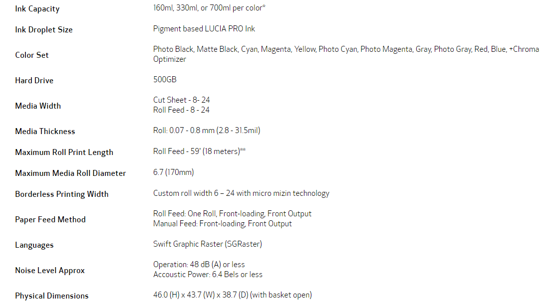 Canon imagePROGRAF PRO-2100 24" 11-color Large Format Printer - New