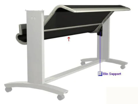 Media Bin for the HP Designjet 500/800 24&quot; Printers - Refurbished (C7781-60007, C7782-60002)