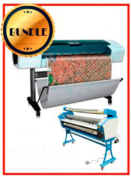 BUNDLE - Plotter HP T1120PS 44¨ Recertified (90 Days Warranty) + 55" Full-Auto Low Temp. Cold Laminator, With Heat Assisted www.wideimagesolutions.com BUNDLE 3550.99